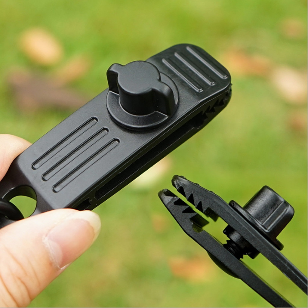 Tent Tarp Tarpaulin Clip Clamp Buckle Camping Tool Heavy Duty Reusable